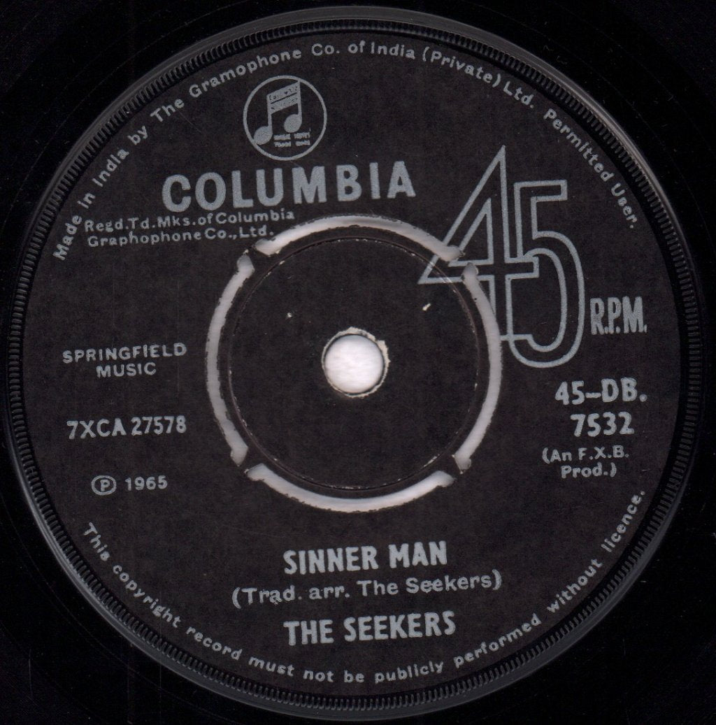 Seekers - A World Of Our Own - 7 Inch