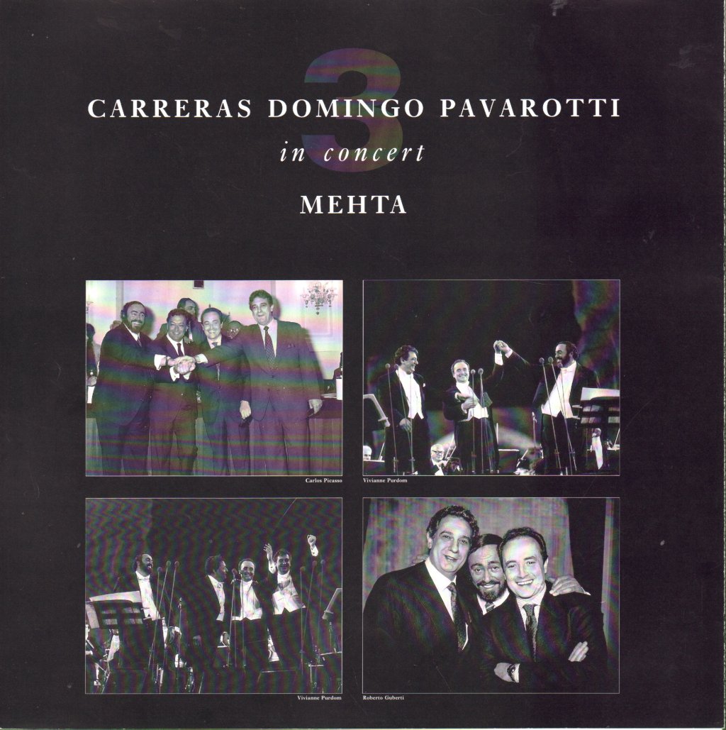 Carreras Domingo Pavarotti - In Concert - Lp