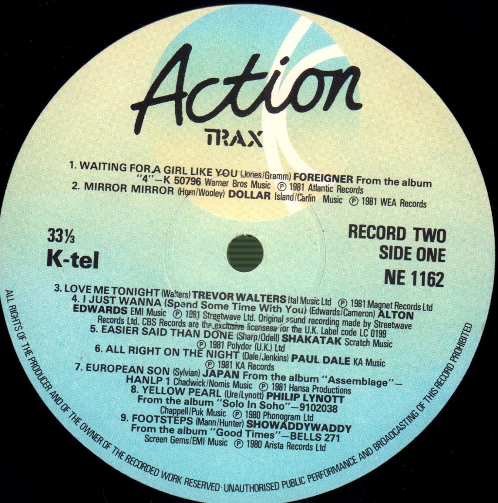 Various Artists - Action Trax 2 - Lp