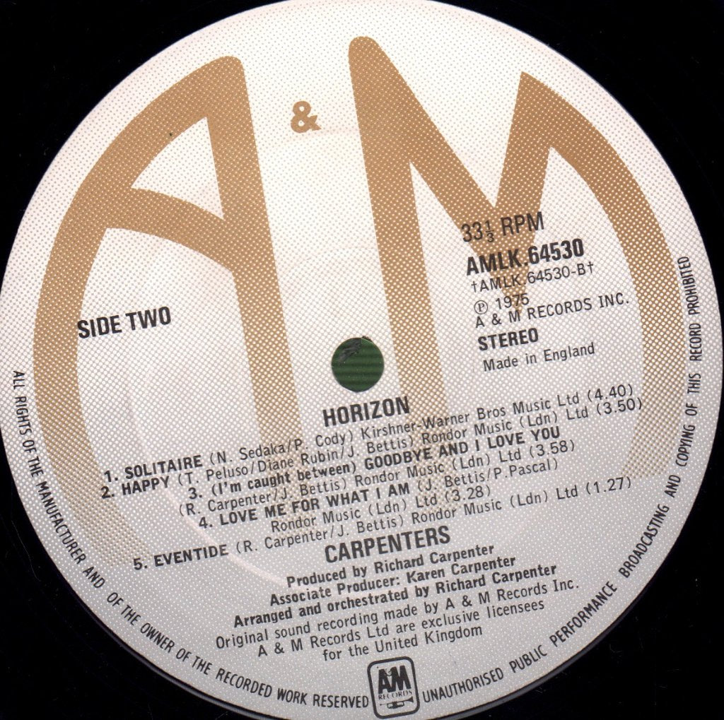 Carpenters - Horizon - Lp
