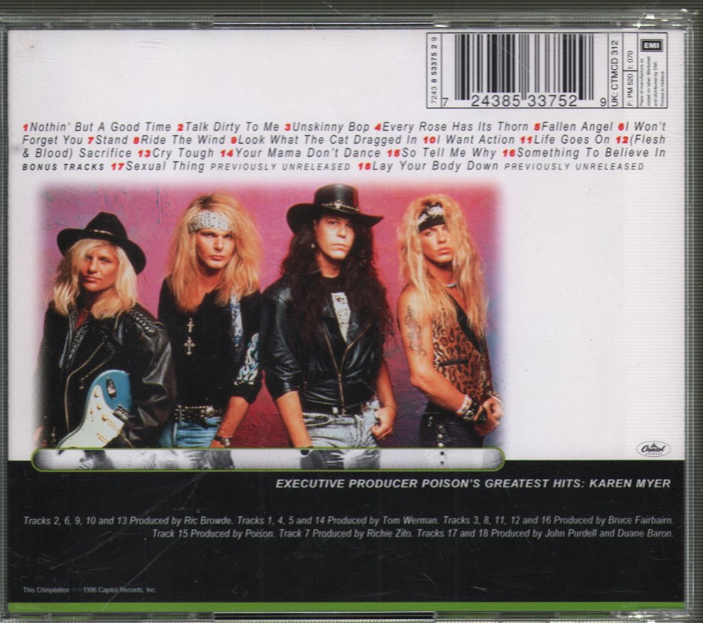Poison - Greatest Hits 1986-1996 - Cd
