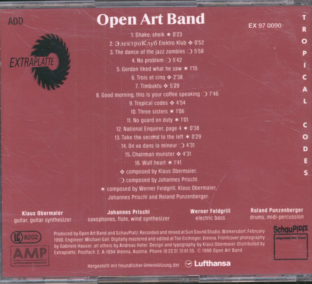 Open Art Band - Tropical Codes - Cd