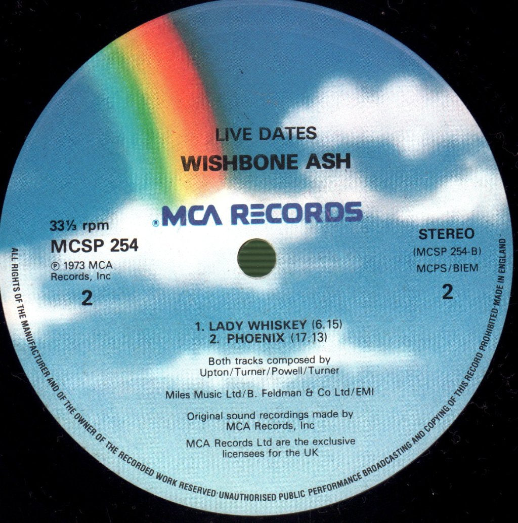 Wishbone Ash - Live Dates - Double Lp