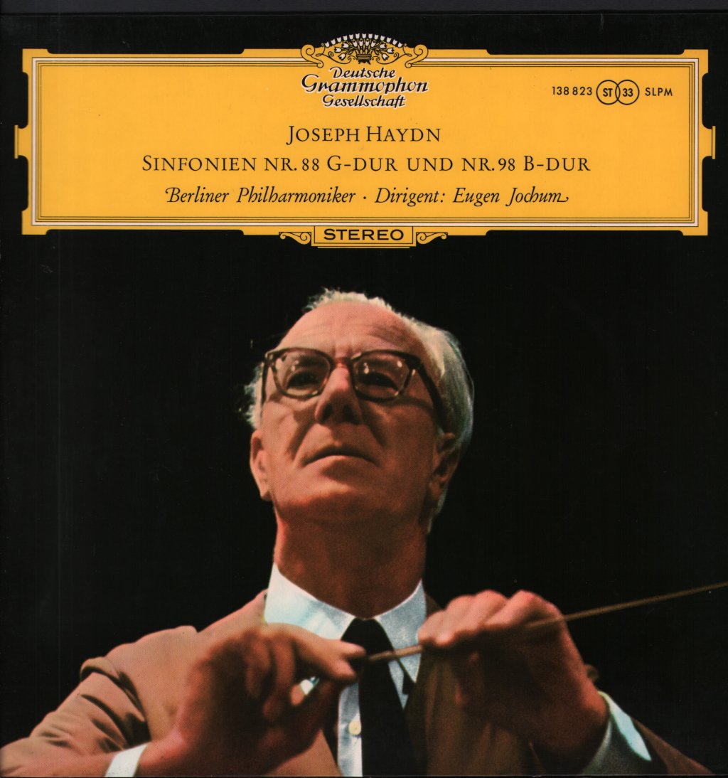 Eugen Jochum / Berliner Philharmoniker - Joseph Haydn - Sinfonien Nr. 88 G-dur Und Nr. 98 B-dur - Lp