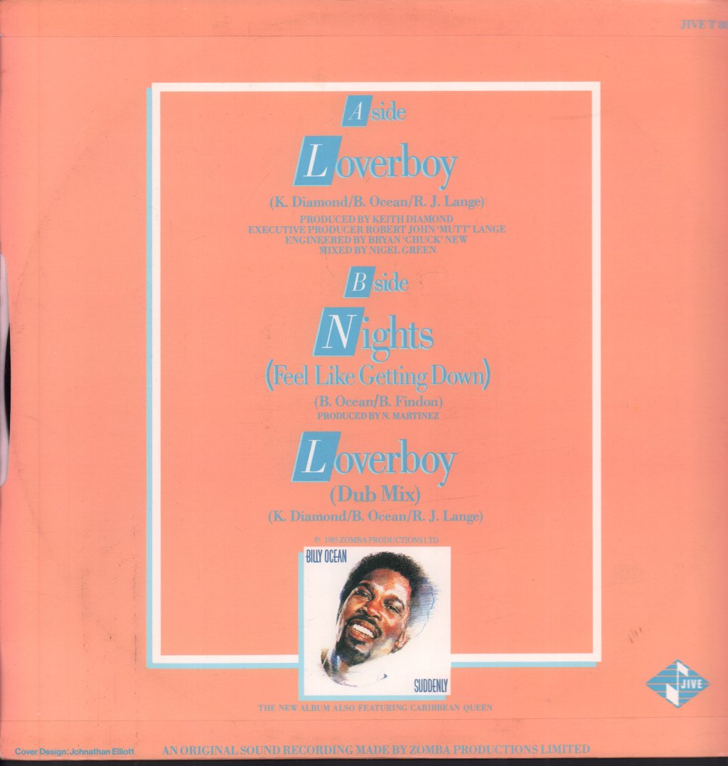 Billy Ocean - Loverboy - 12 Inch