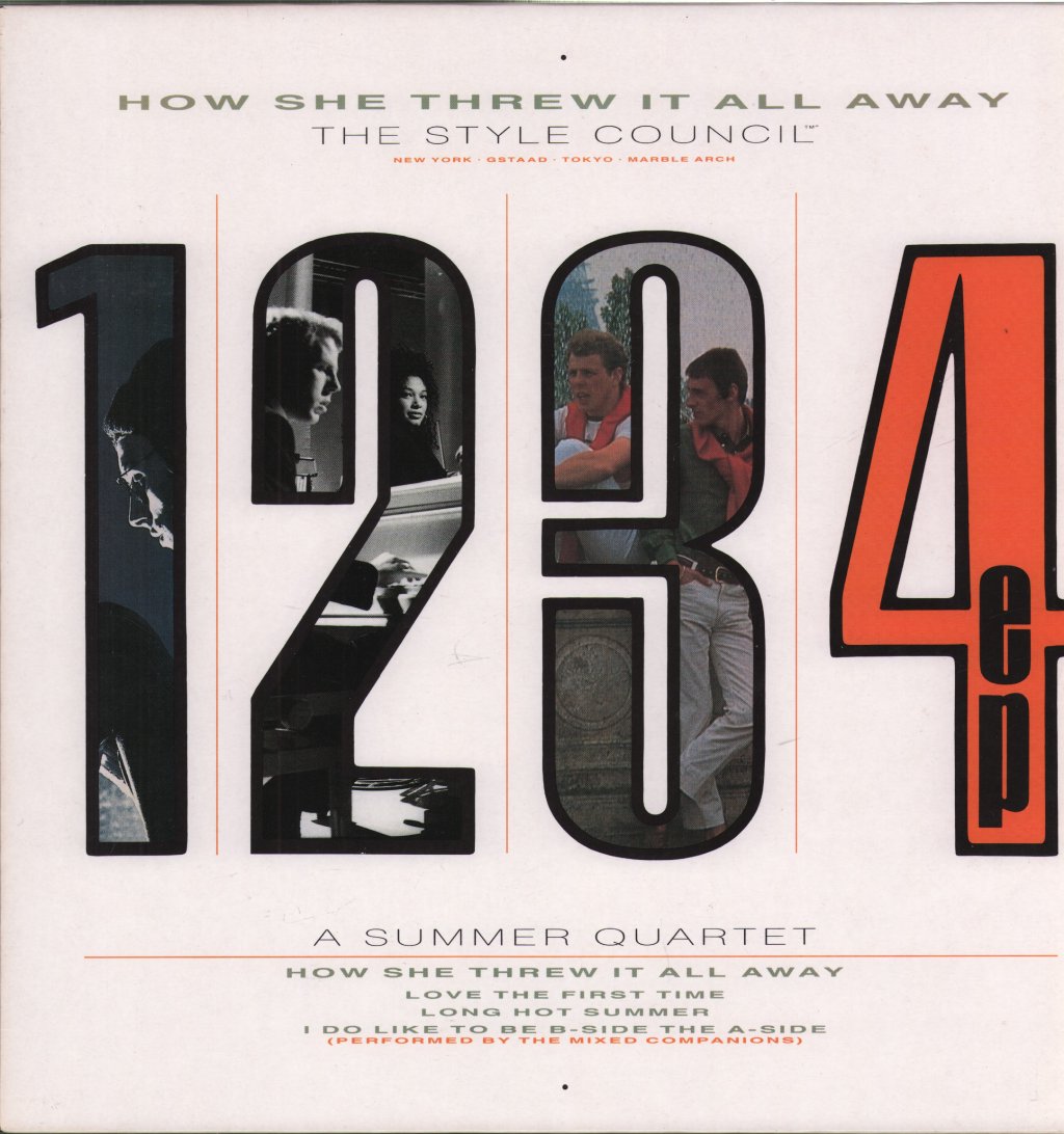 Style Council - 1|2|3|4 EP (How She Threw It All Away) (A Summer Quartet) - 12 Inch