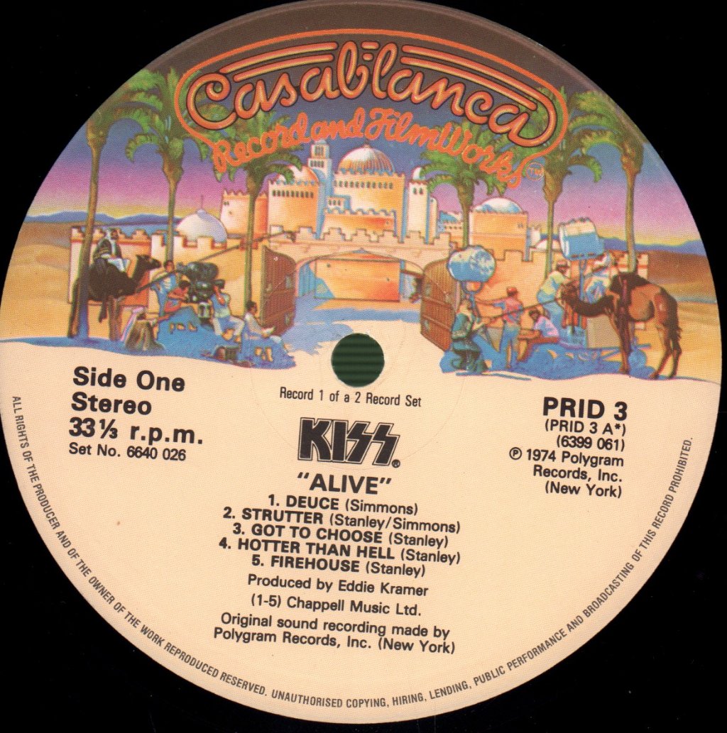 Kiss - Alive! - Double Lp
