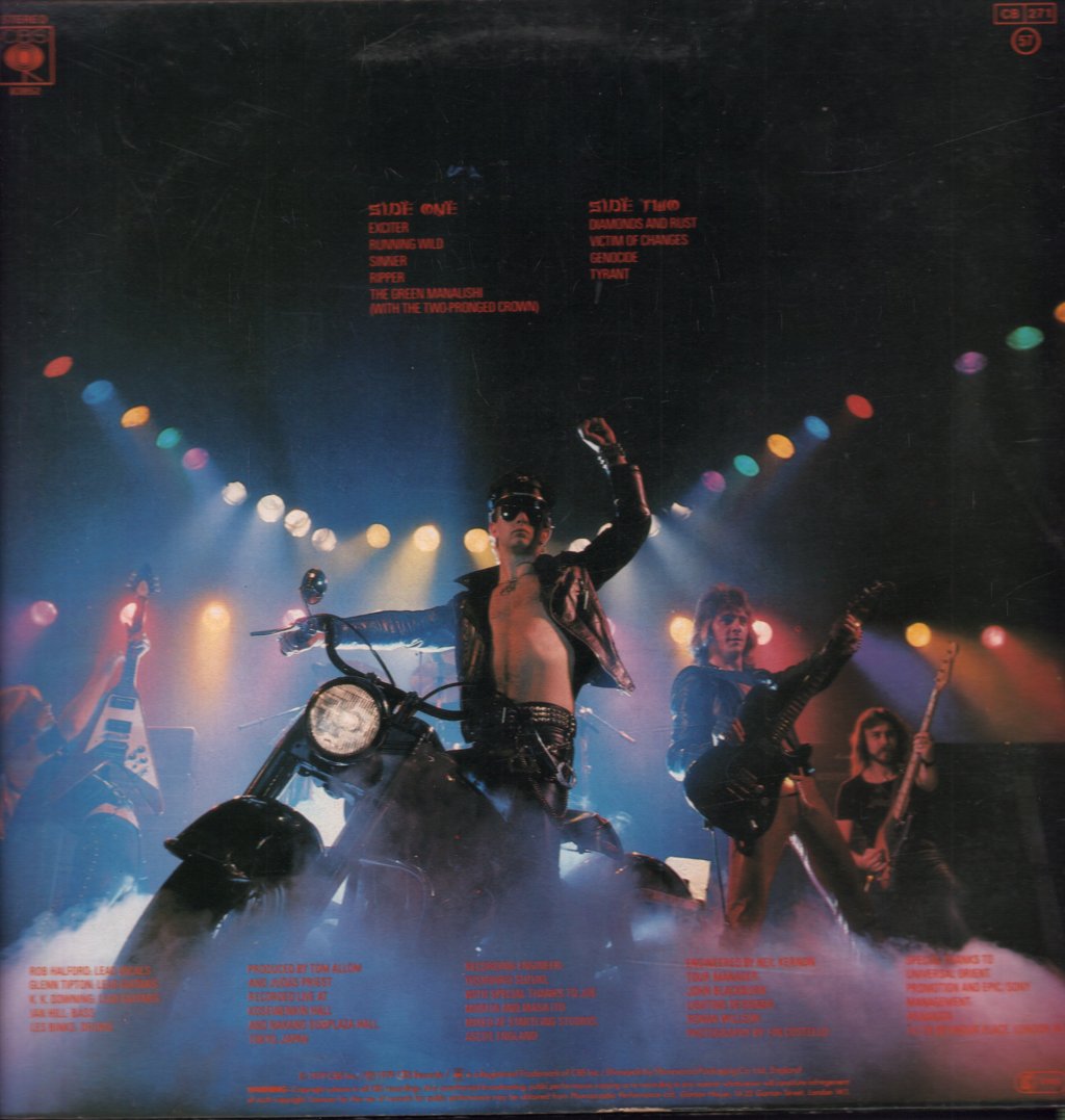 Judas Priest - Unleashed In The East - Lp