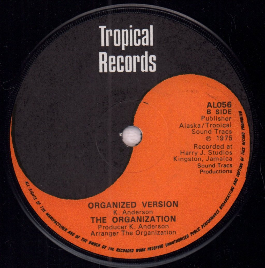 Paul Davidson / Organization - Midnight Rider / Organized Version - 7 Inch