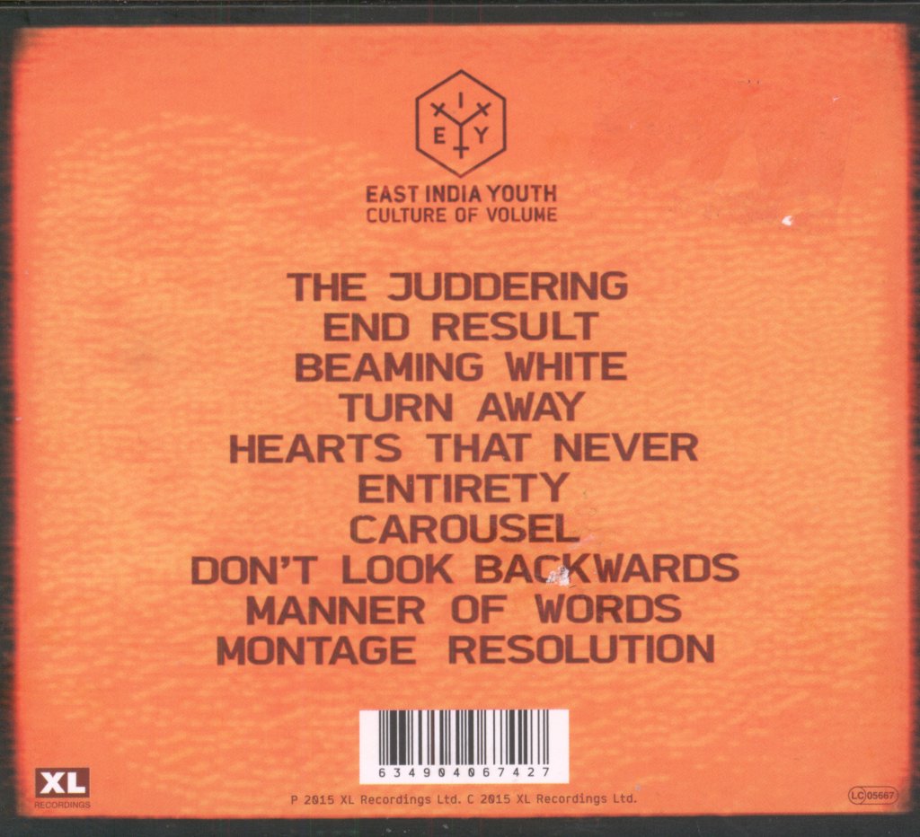 East India Youth - Culture Of Volume - Cd