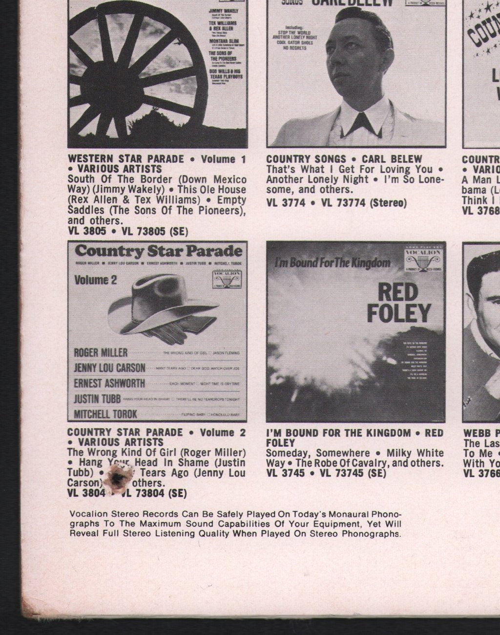 Jimmy Wakely - Here's Jimmy Wakely - Lp