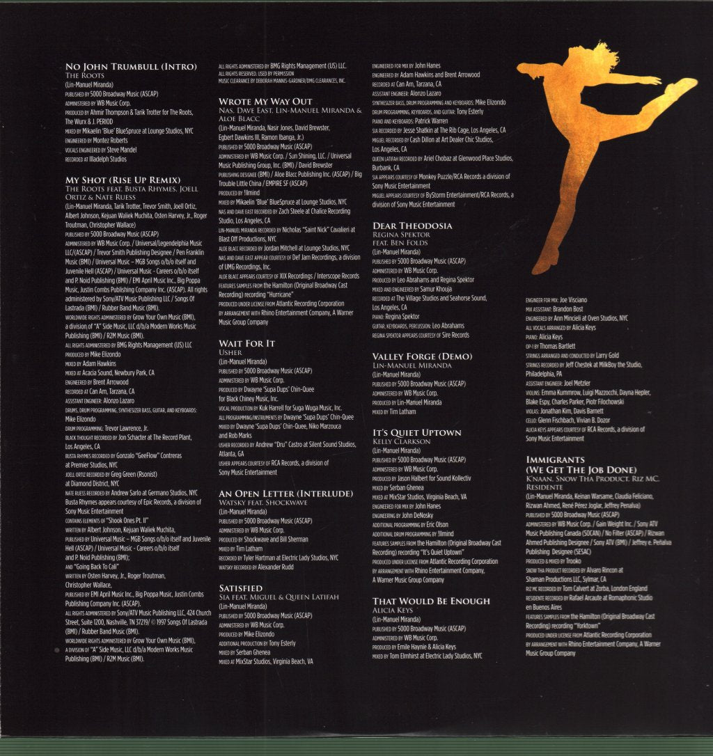 Various Artists - Hamilton Mixtape - Double Lp