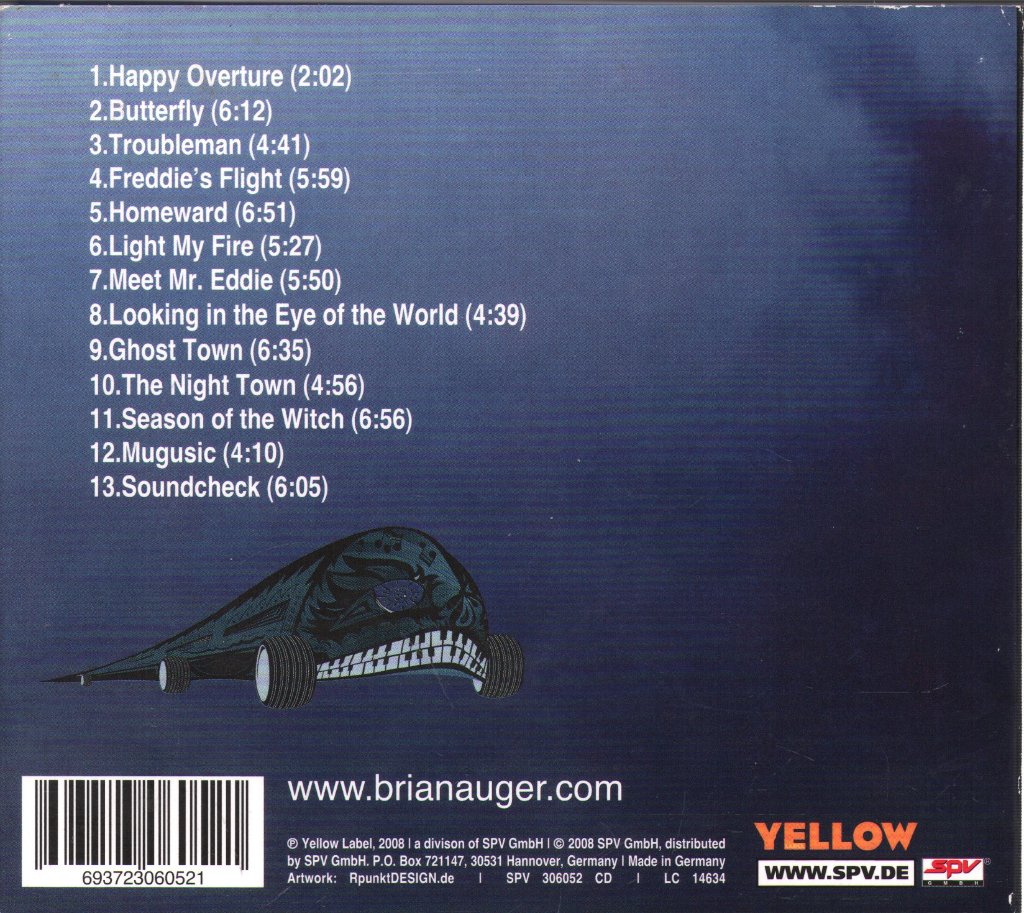 Brian Auger's Oblivion Express - Looking In The Eye Of The World - Cd