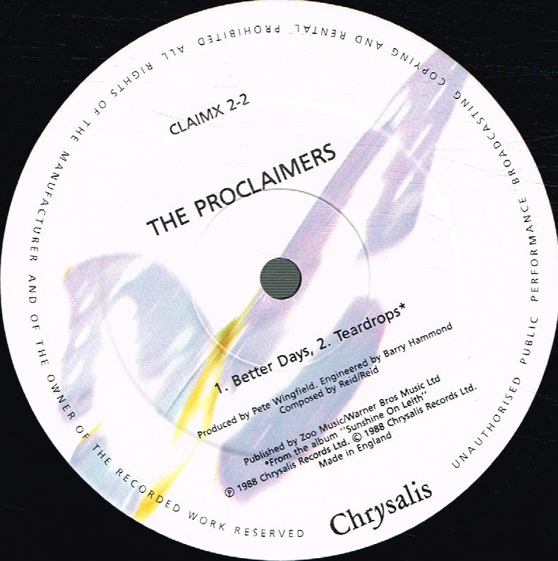 Proclaimers - I'm Gonna Be (500 Miles) - 12 Inch