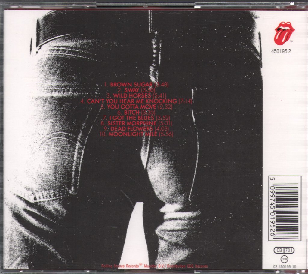 Rolling Stones - Sticky Fingers - Cd