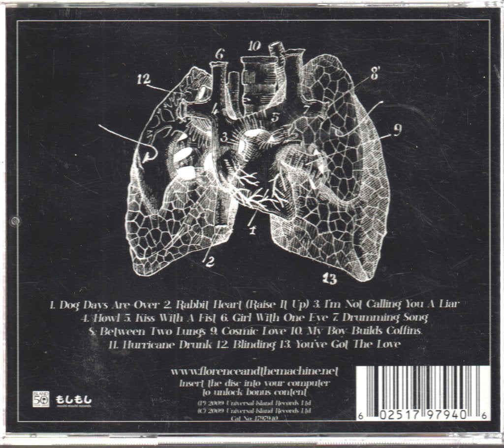 Florence And The Machine - Lungs - Cd