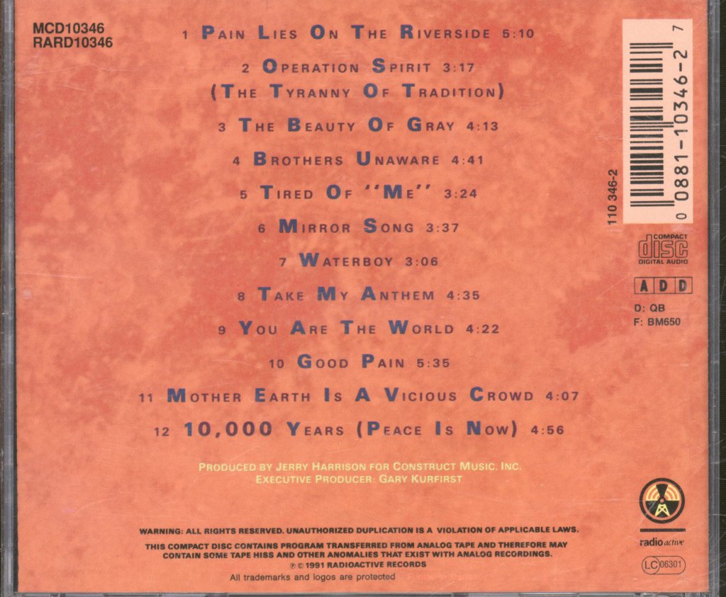 Live - Mental Jewelry - Cd