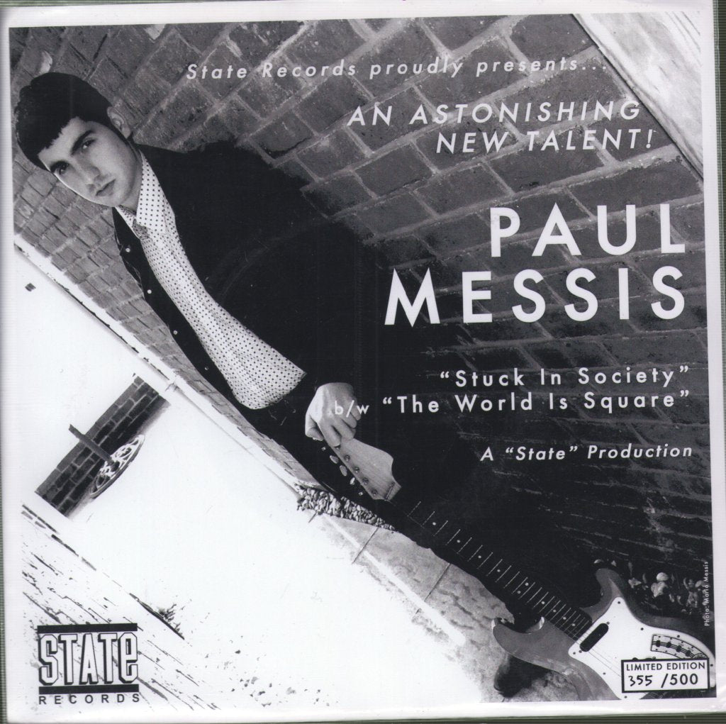 Paul Messis - Stuck In Society b/w The World Is Square - 7 Inch