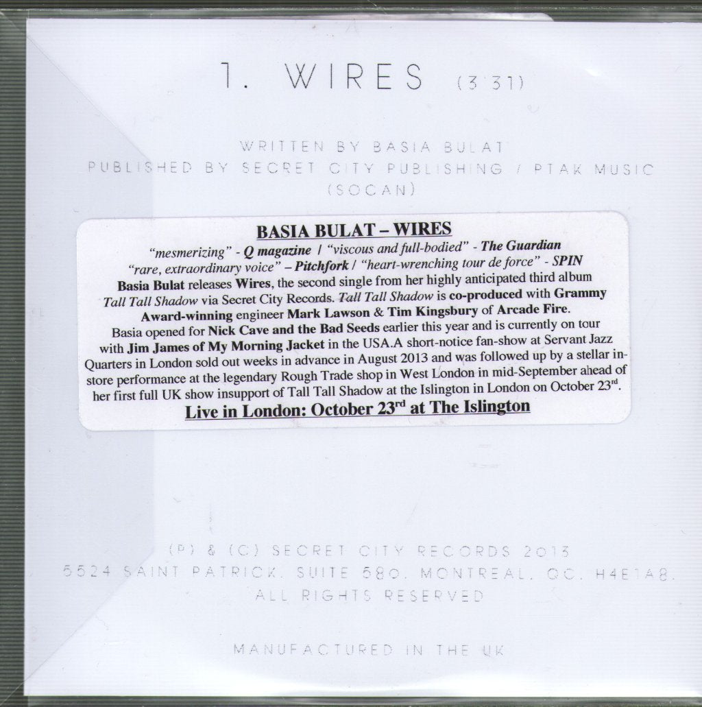 Basia Bulat - Wires - Cdr