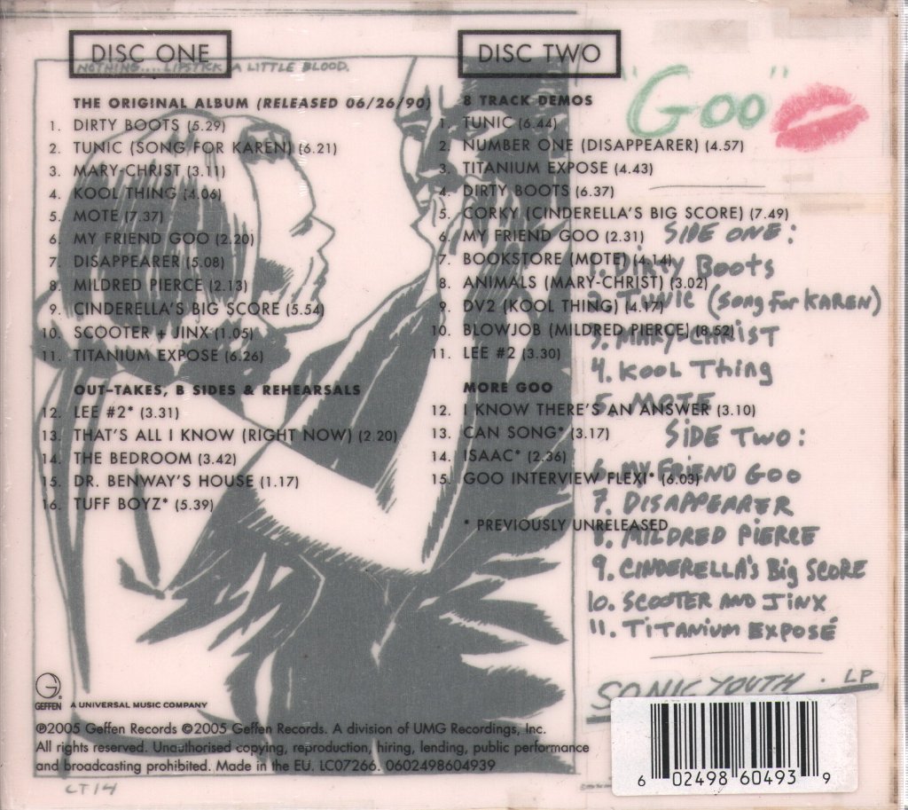 Sonic Youth - Goo - Cd Set