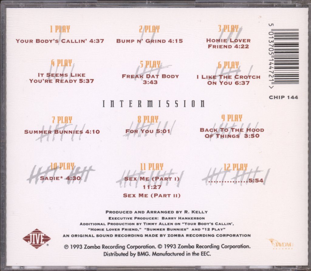 R Kelly - 12 Play - Cd