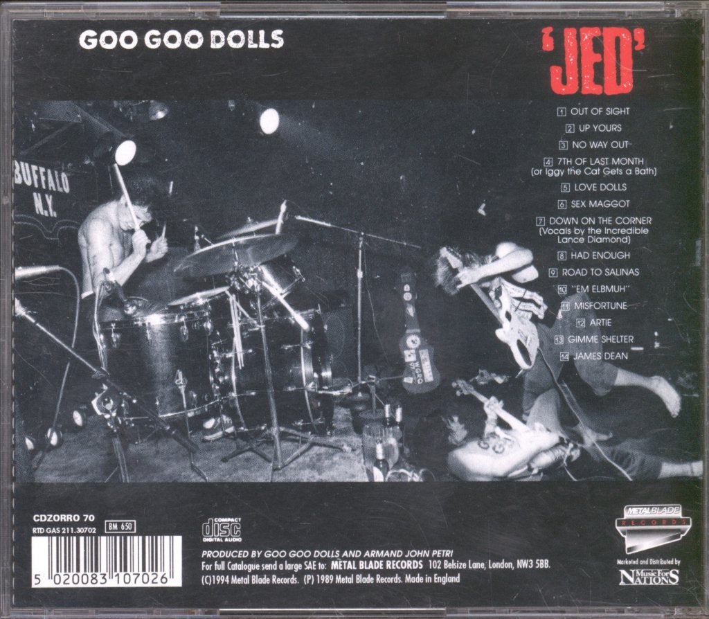 Goo Goo Dolls - Jed - Cd