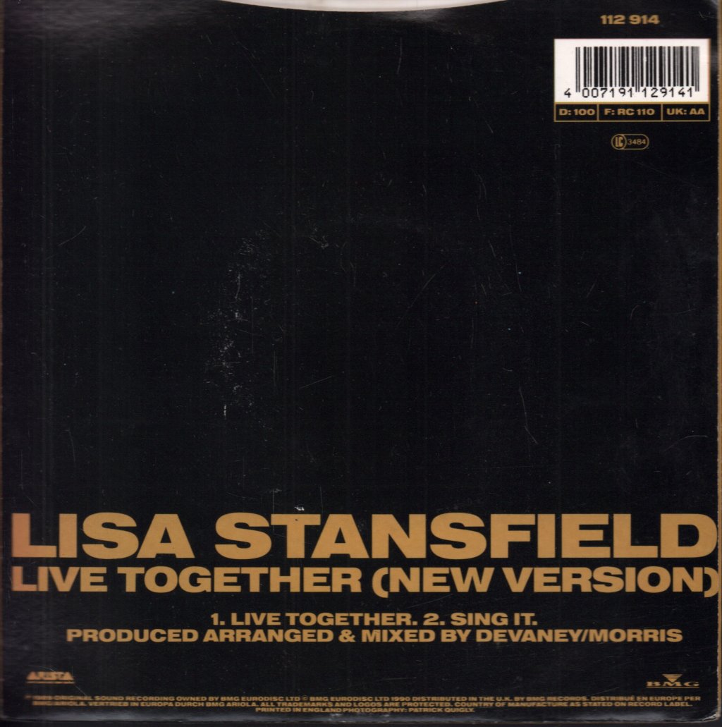 Lisa Stansfield - Love Together - 7 Inch