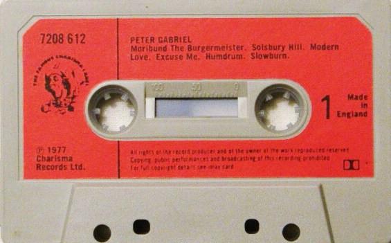 Peter Gabriel - Peter Gabriel - Cassette
