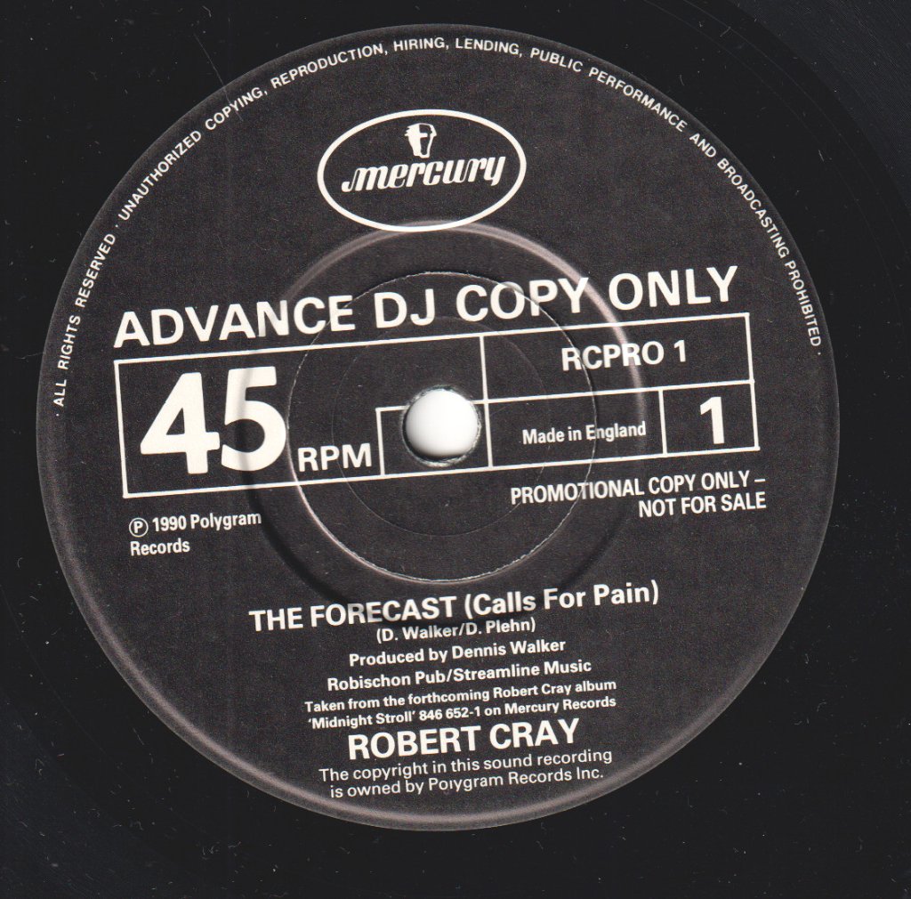 Robert Cray - Forecast - 7 Inch