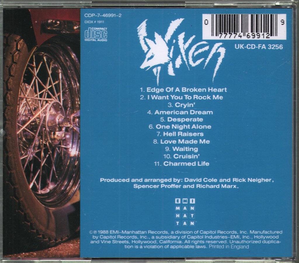 Vixen - Vixen - Cd