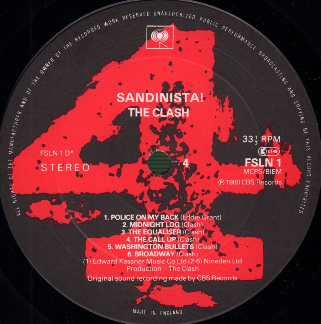 Clash - Sandinista - Triple Lp