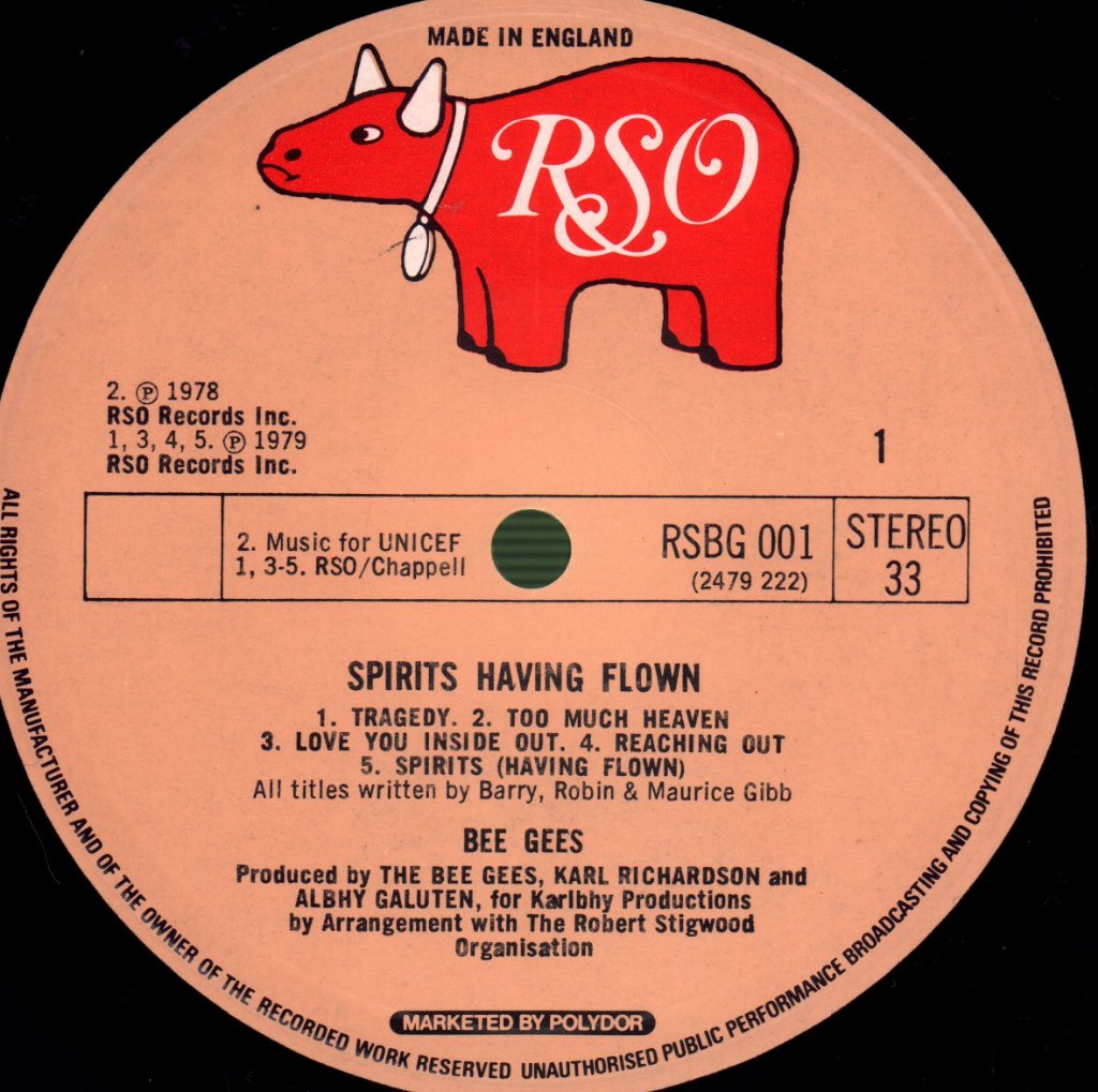 Bee Gees - Spirits Having Flown - Lp