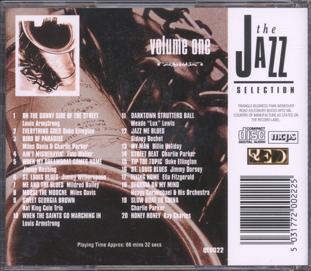 Various Artists - Jazz Selection Volume One - Cd