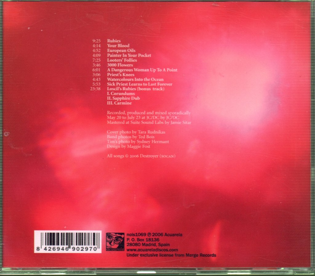 Destroyer - Destroyer's Rubies - Cd
