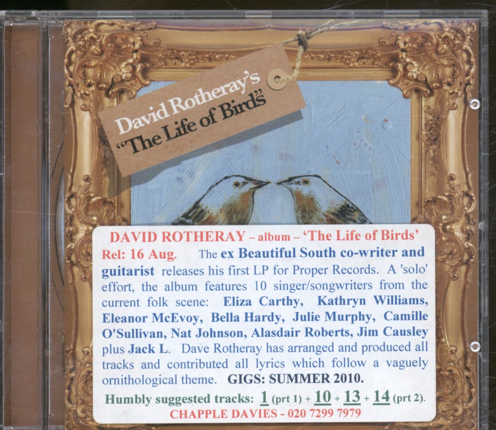 David Rotheray - Life Of Birds - Cd