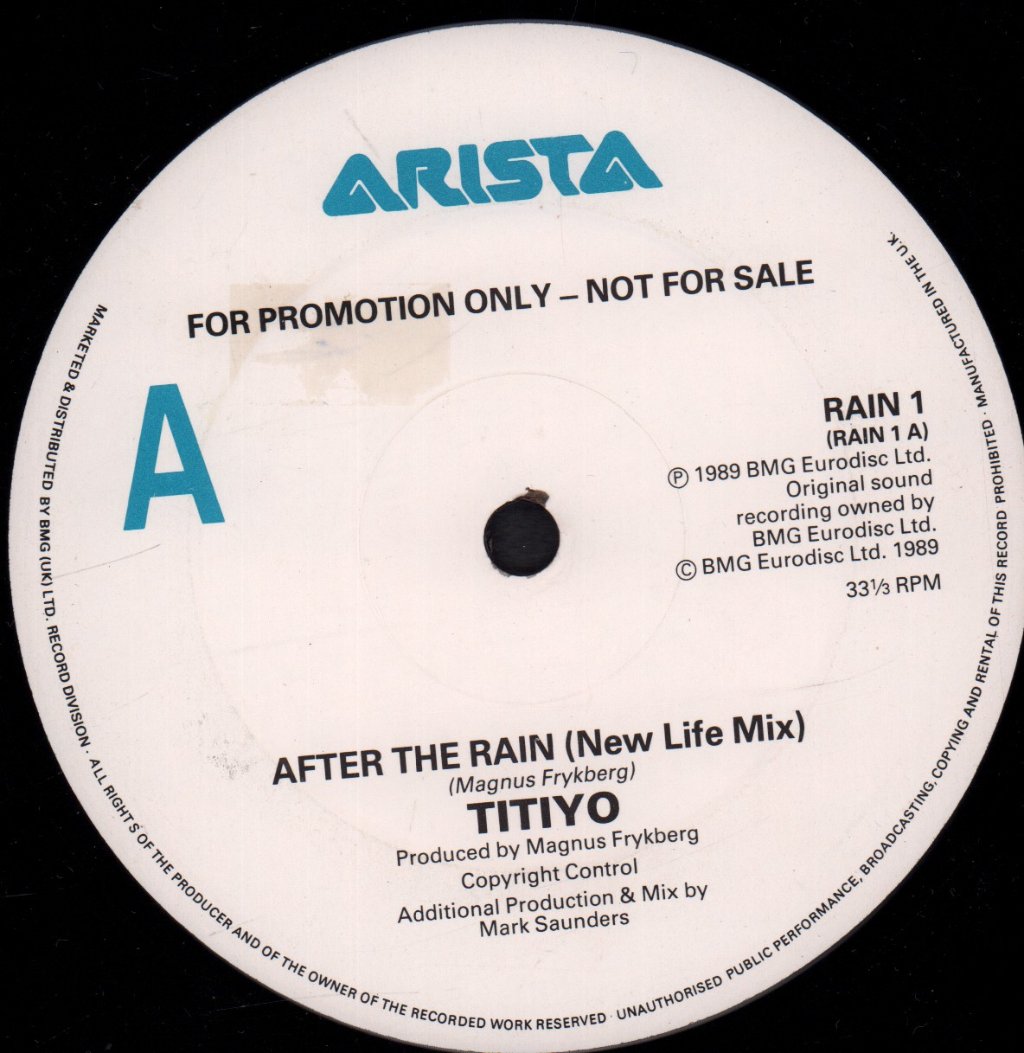 Titiyo - After The Rain - 12 Inch
