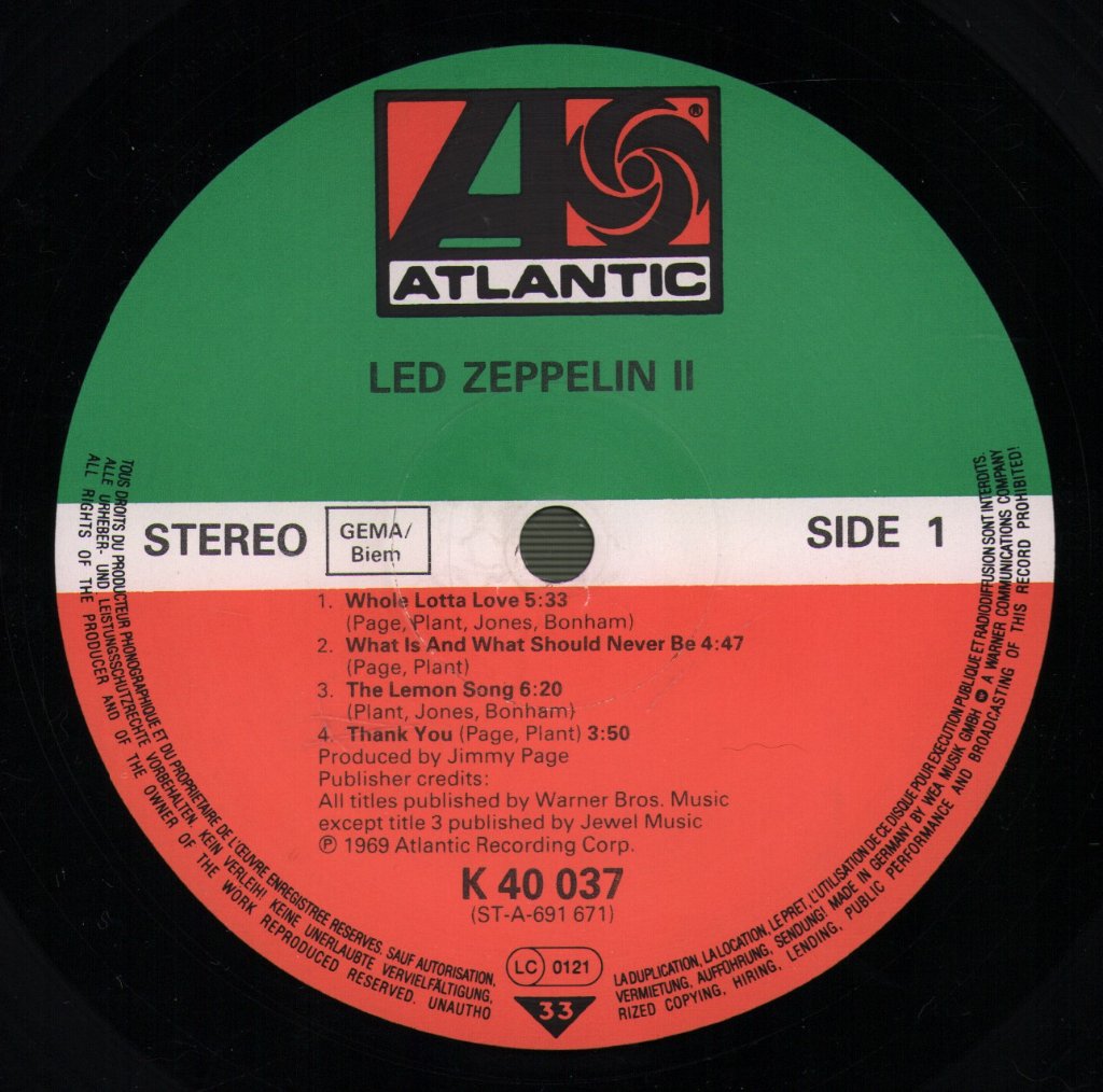 Led Zeppelin - 2 - Lp