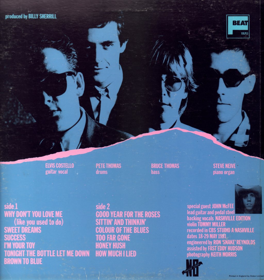 Elvis Costello And The Attractions - Almost Blue - Lp