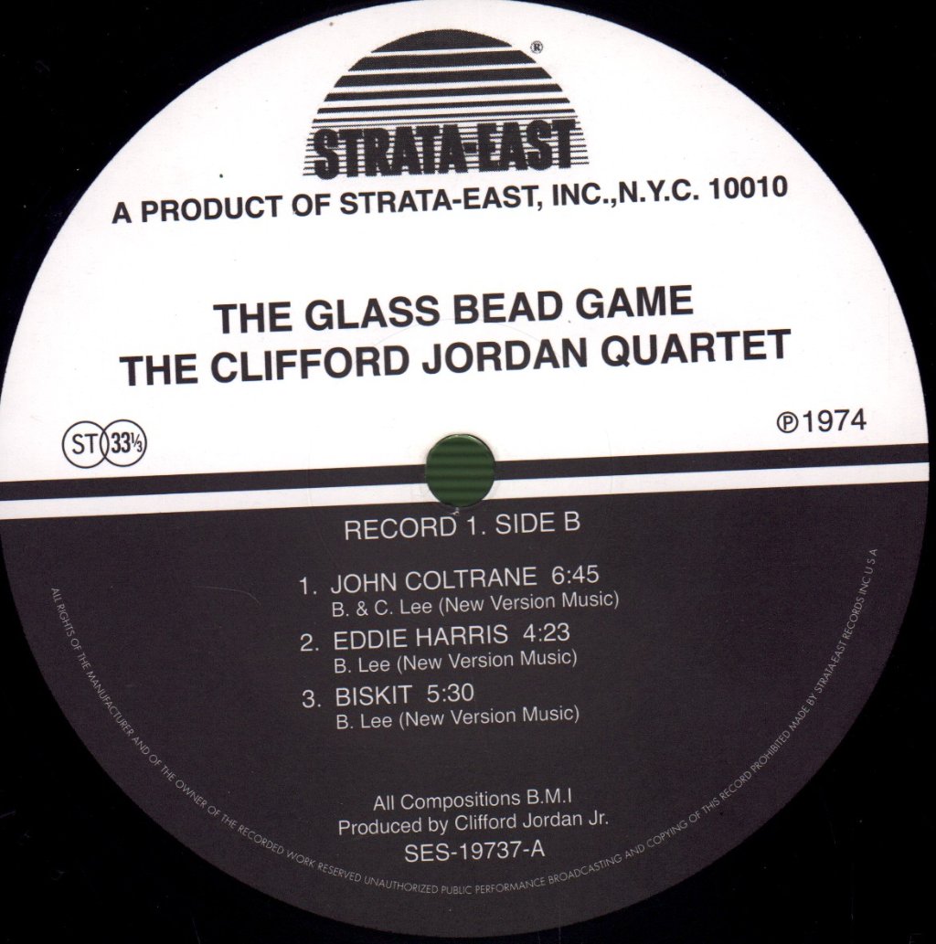 Clifford Jordan Quartet - Glass Bead Games - Double Lp
