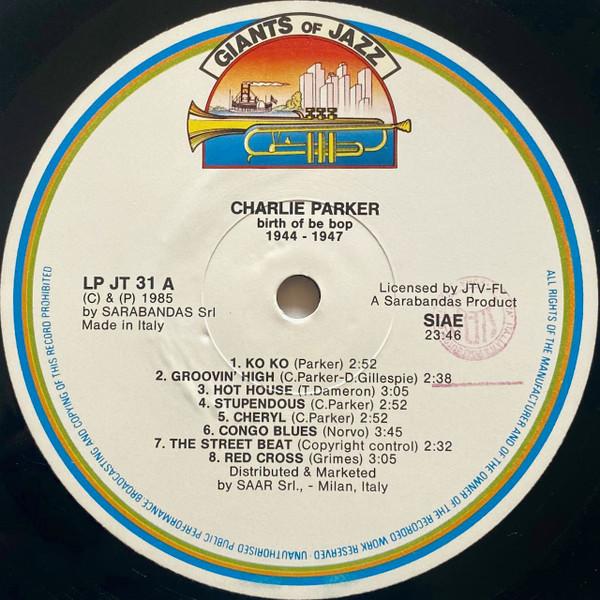 Charlie Parker - Birth Of Be Bop - Lp