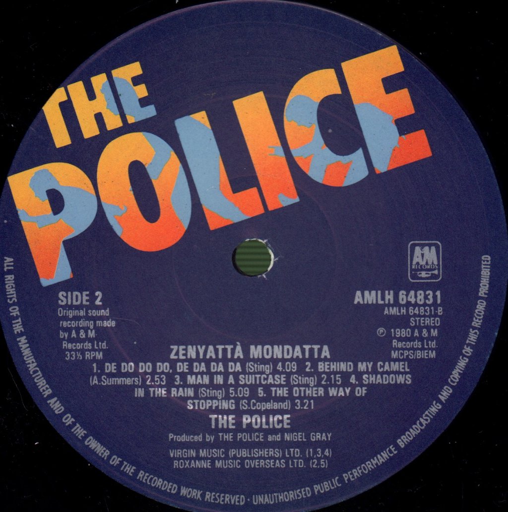 Police - Zenyatta Mondatta - Lp