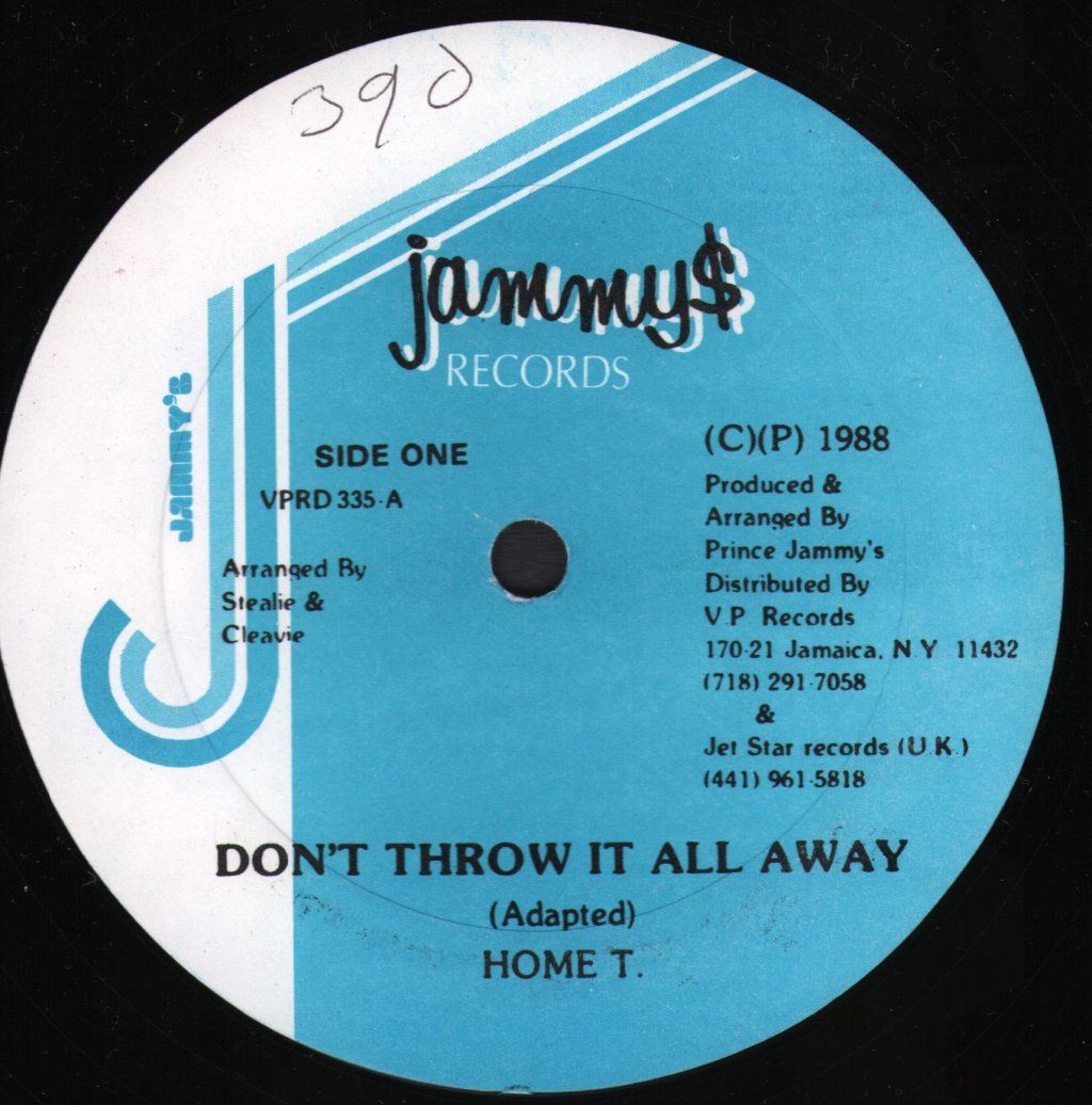 Home T - Don't Throw It All Away - 12 Inch