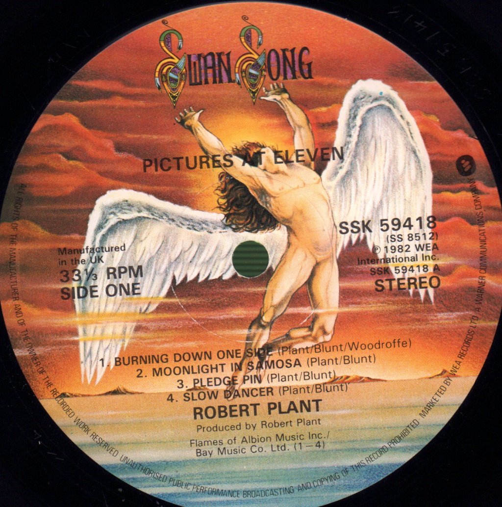 Robert Plant - Pictures At Eleven - Lp