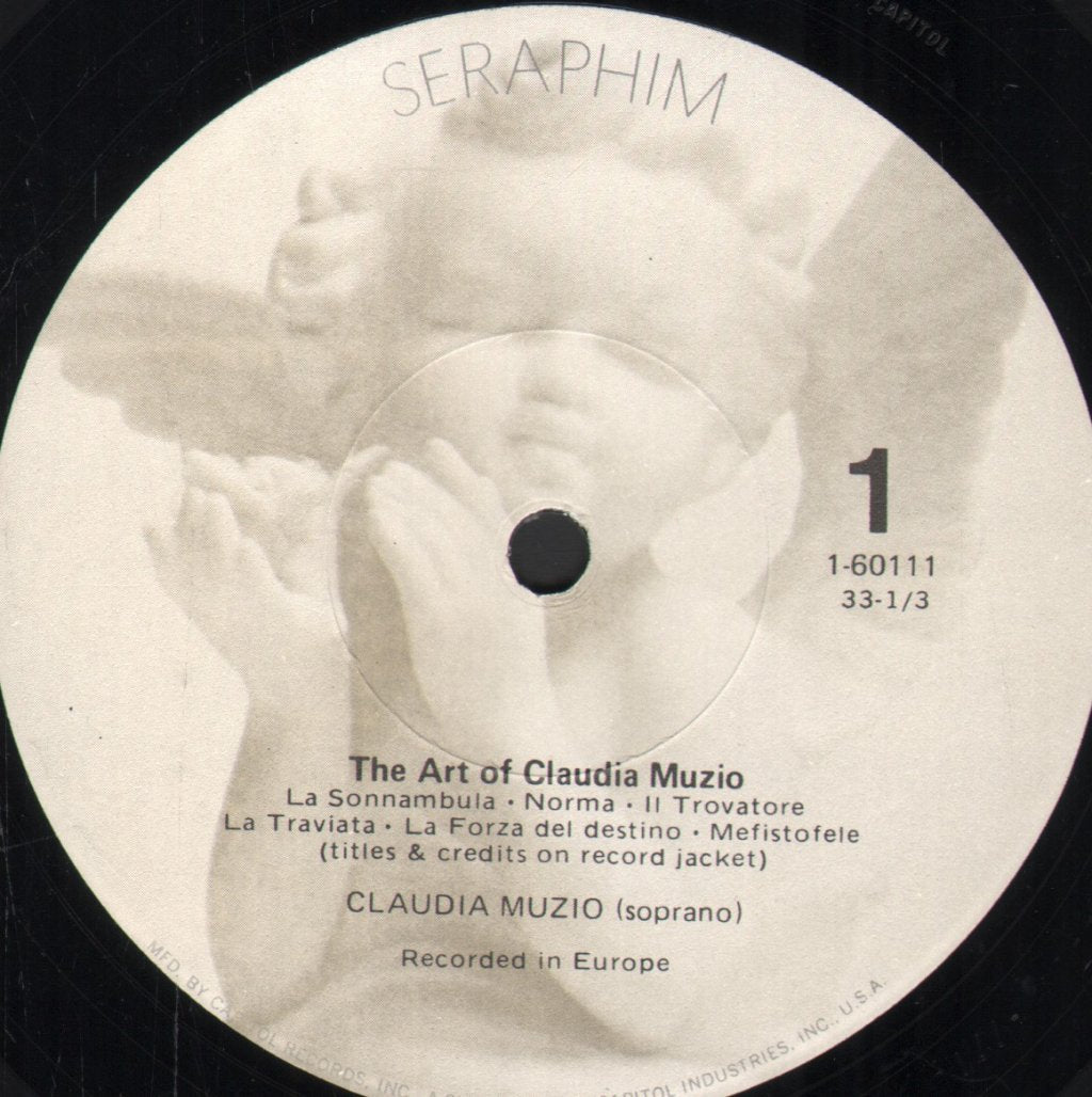 Claudia Muzio - Art Of Claudia Muzio - Lp