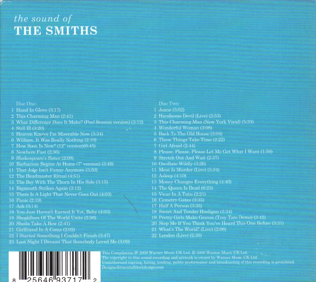 Smiths - Sound Of The Smiths - Double Cd