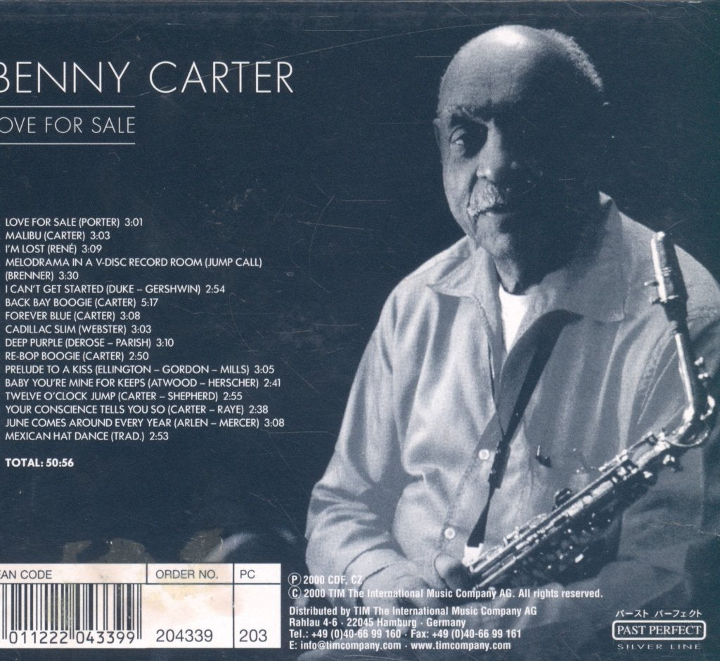 Benny Carter - Love For Sale - Cd