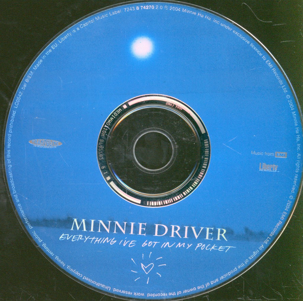 Minnie Driver - Everything I've Got In My Pocket - Cd