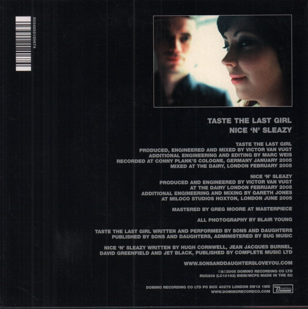 Sons And Daughters - Taste The Last Girl - 7 Inch