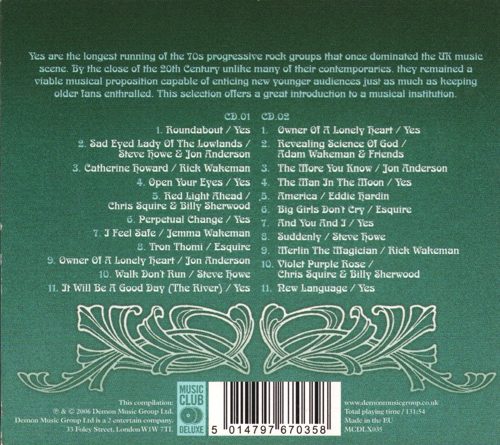 Various Artists - Yesstories (Group & Solo Tales) - Double Cd