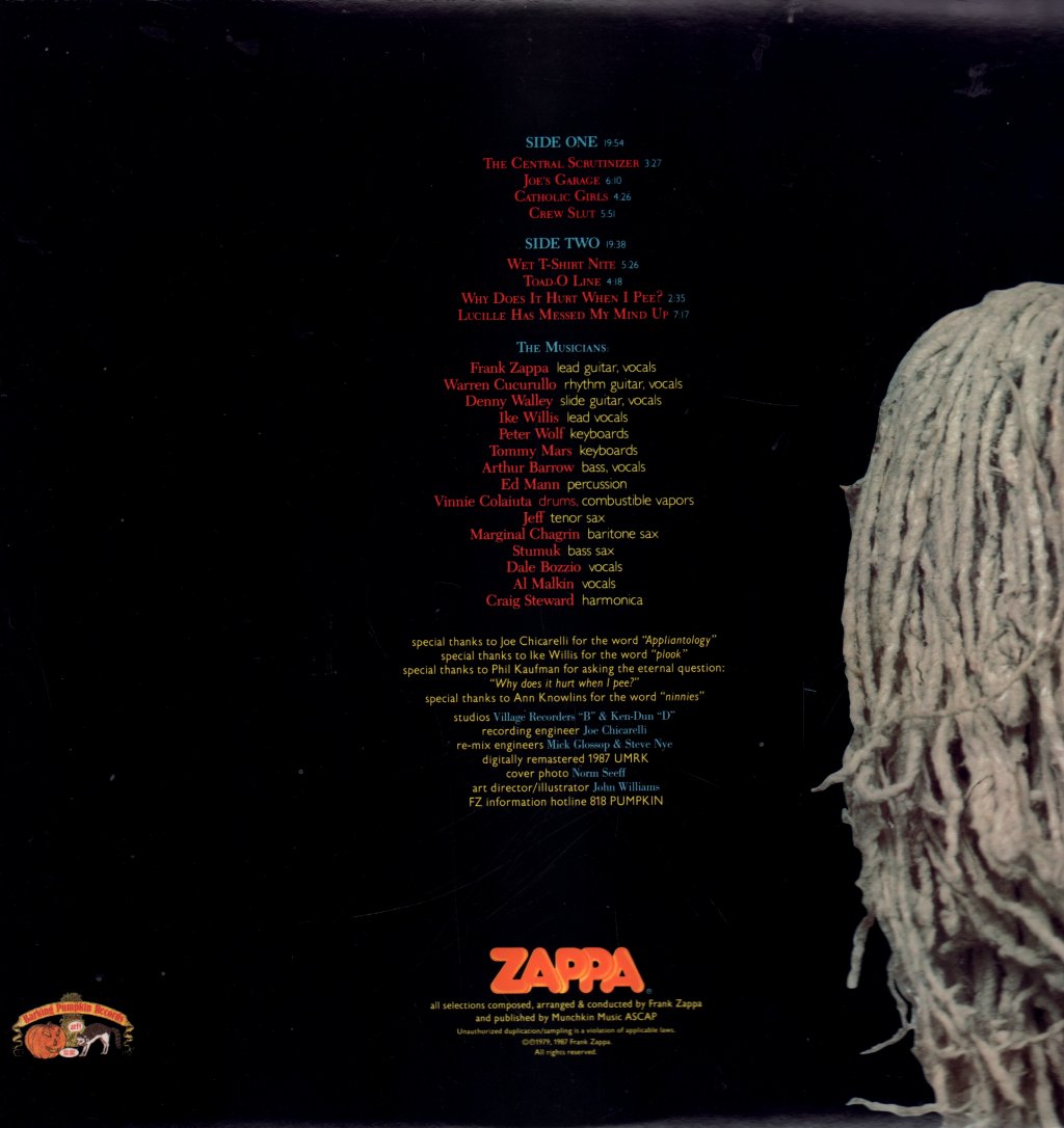 Frank Zappa - Joe's Garage Act's 1,2 And 3 - Lp Box Set